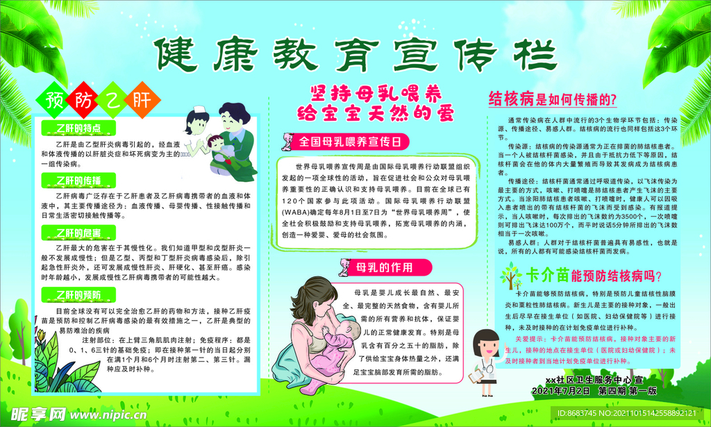 健康教育宣传栏