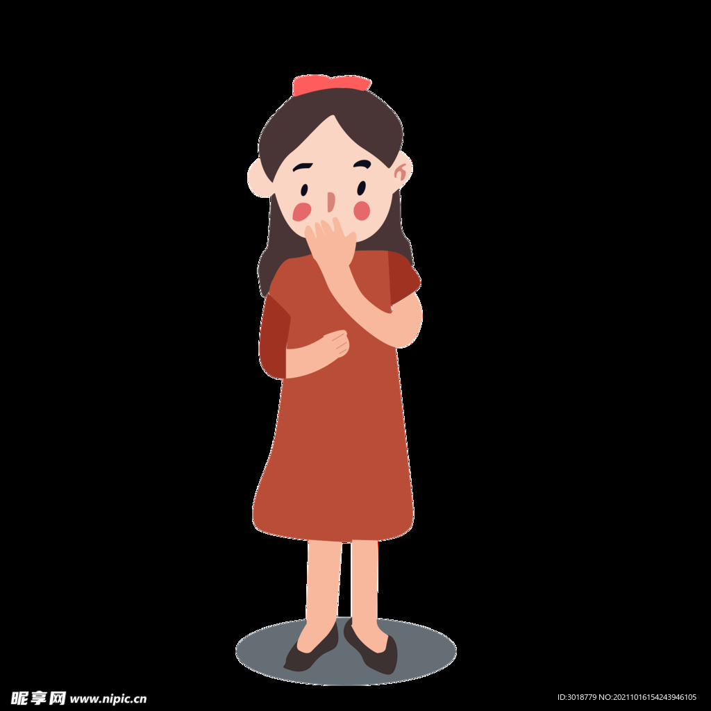 卡通女孩 