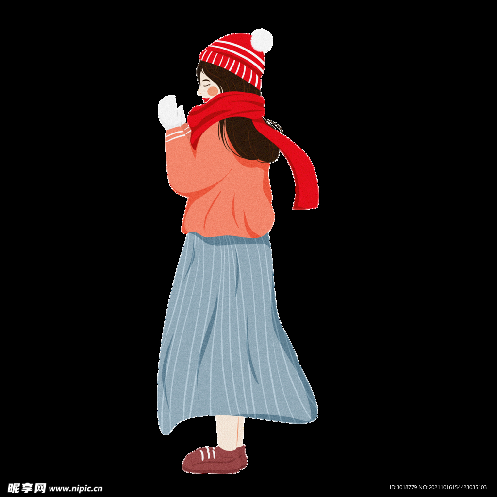 卡通女孩 