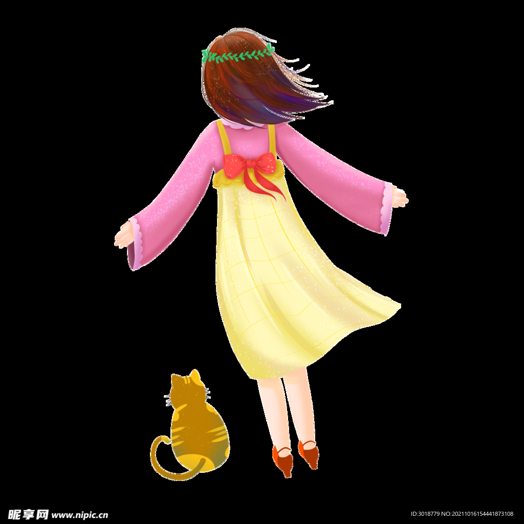 卡通女孩 