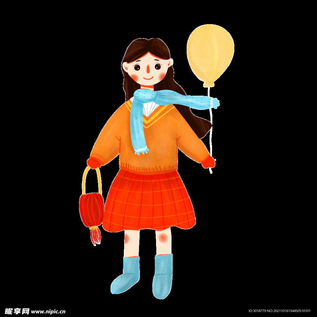 卡通女孩 