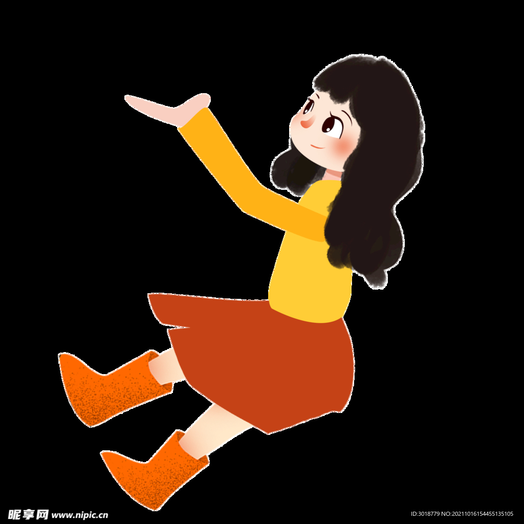 卡通女孩 