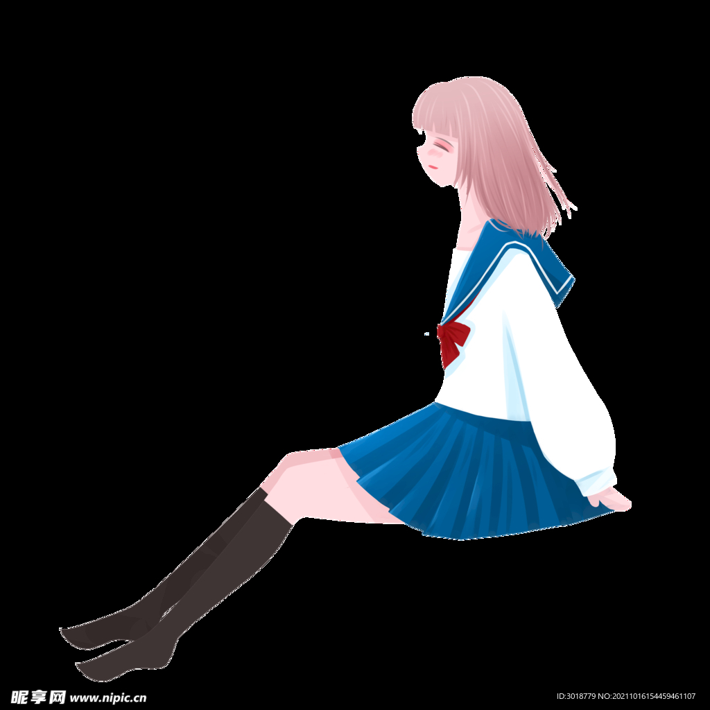 卡通女孩 