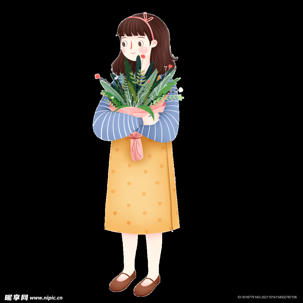 卡通女孩 