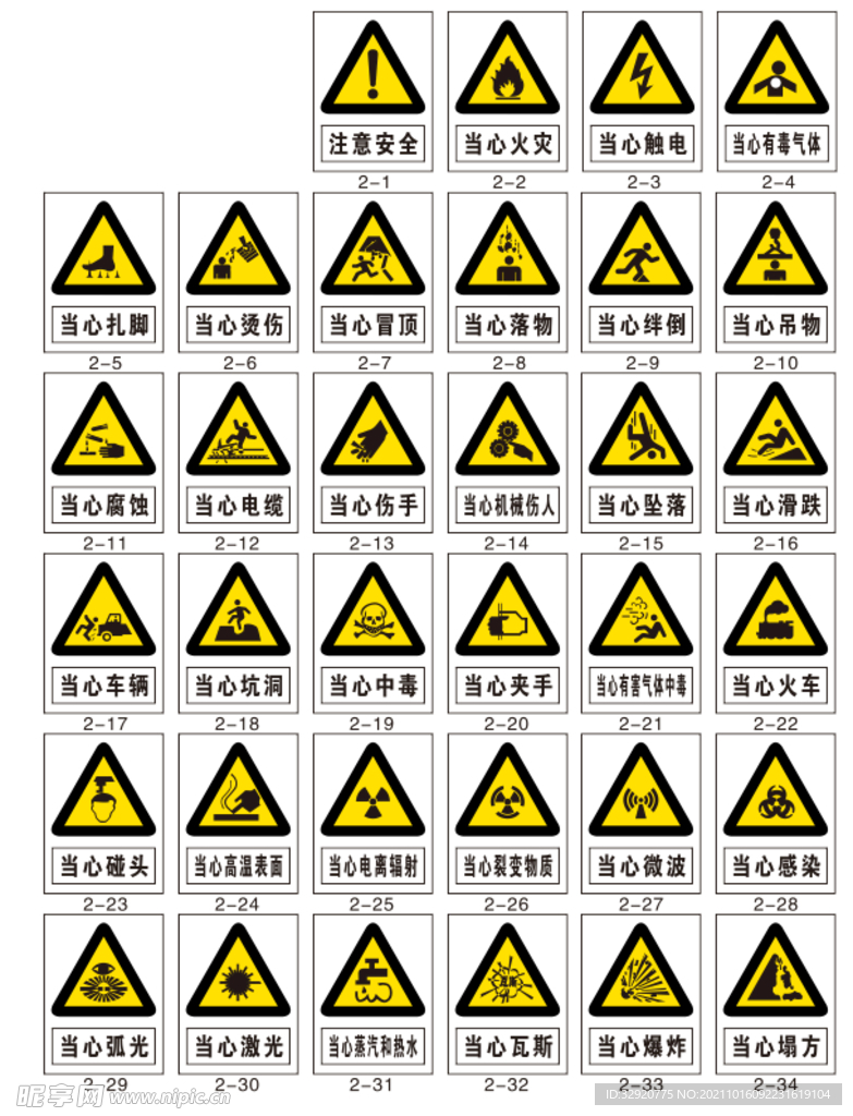 施工工地警示标志