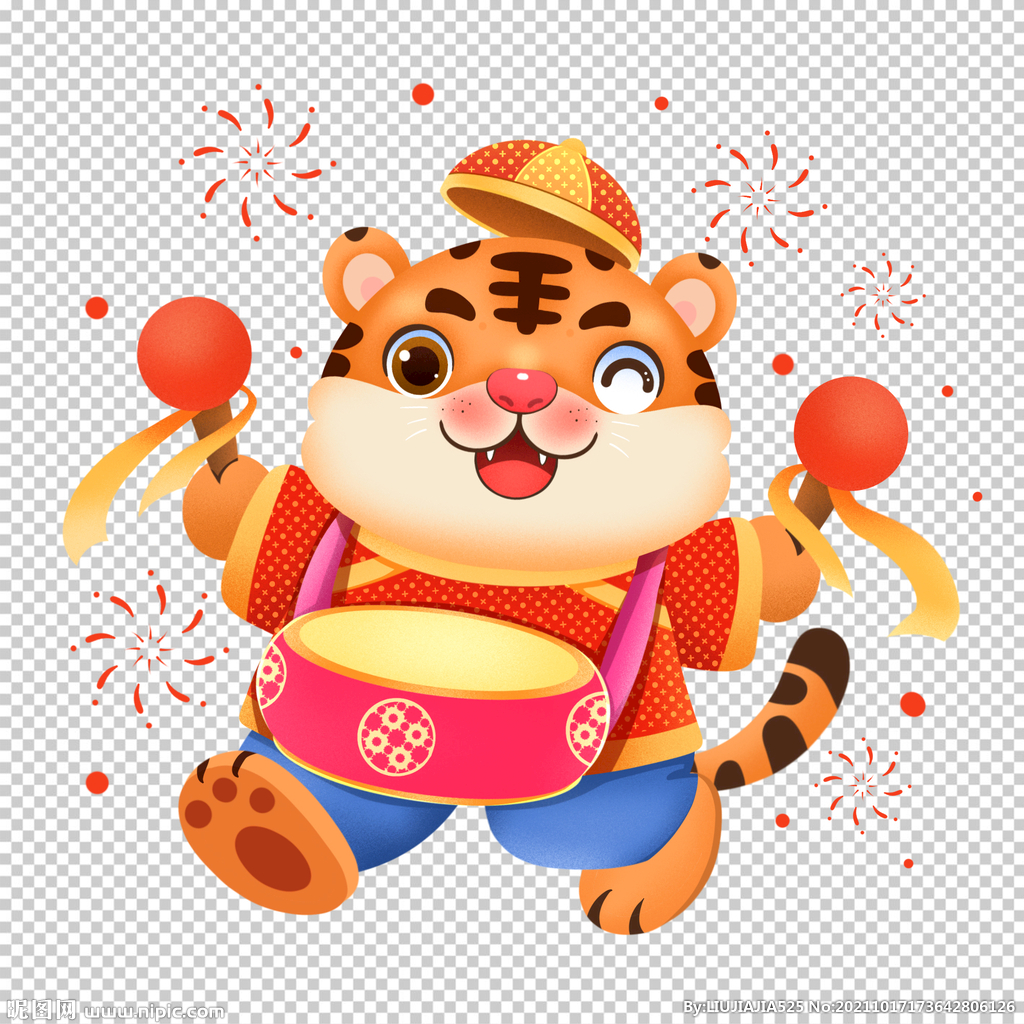 烟花虎