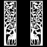 镂空雕刻花纹
