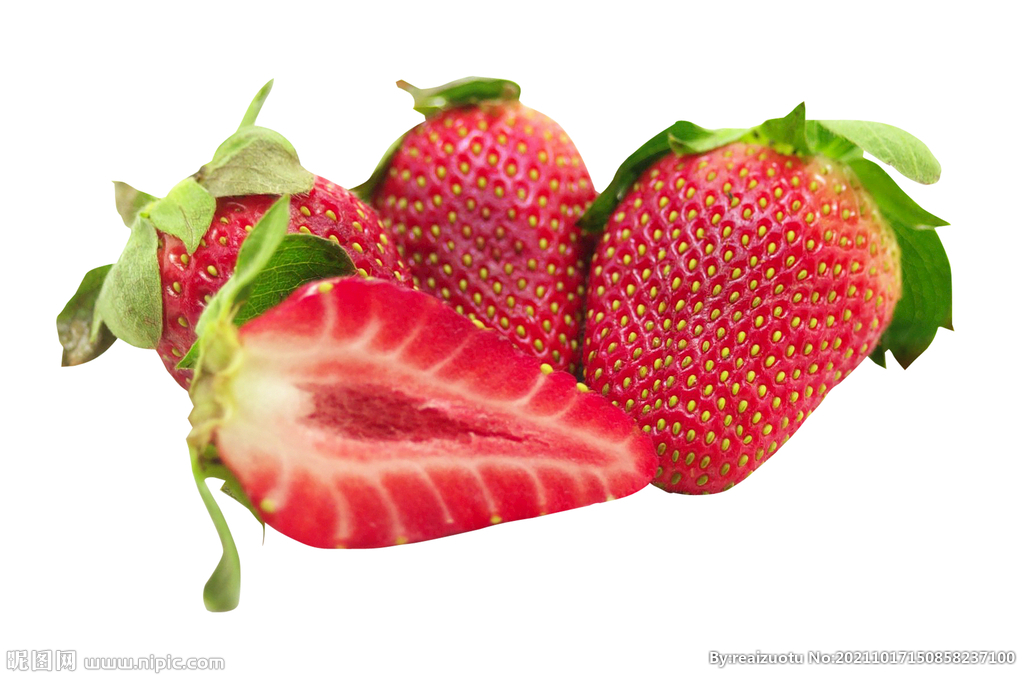 草莓免抠素材