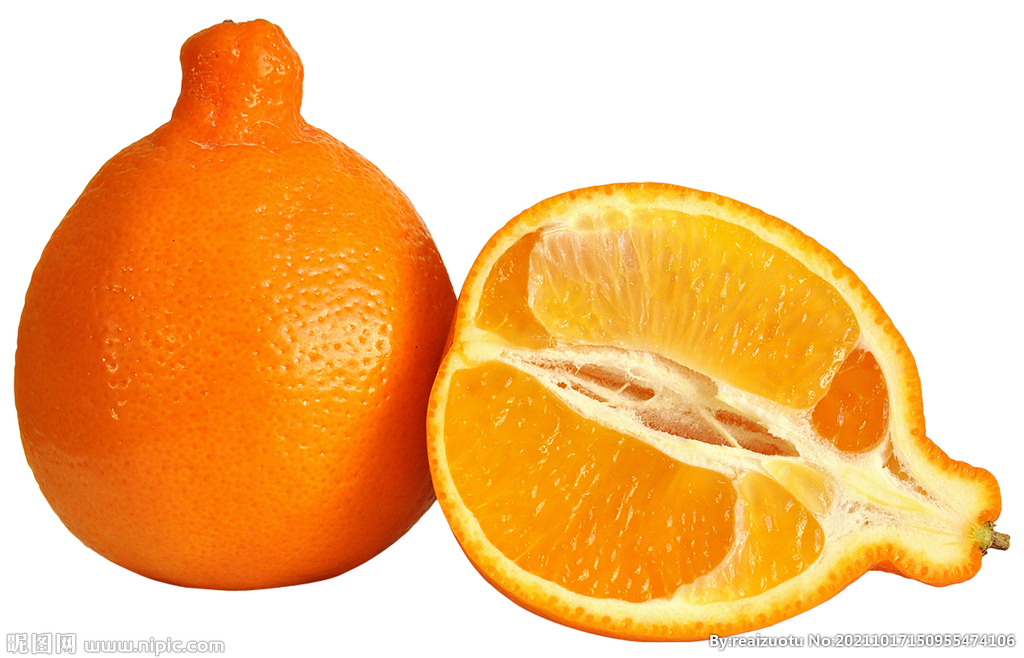 橘子免抠素材