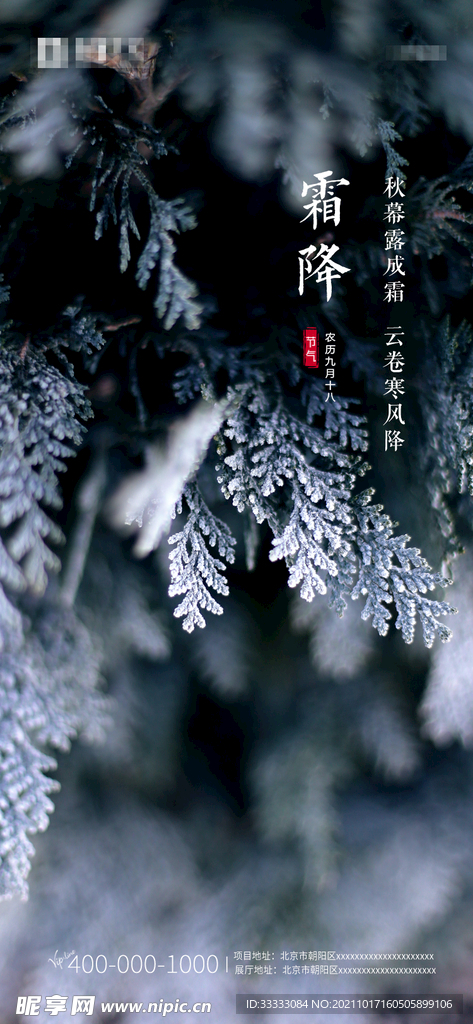 中国传统节气霜降