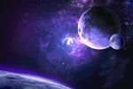  创意星空合成海报图片 