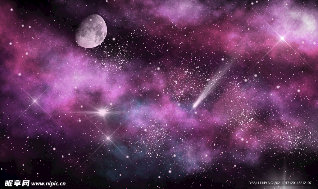  创意星空合成海报图片 