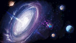  创意星空合成海报图片 