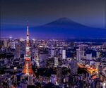 日本东京梦幻夜景