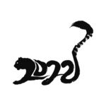 手绘2022虎年数字
