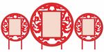 团花造型 