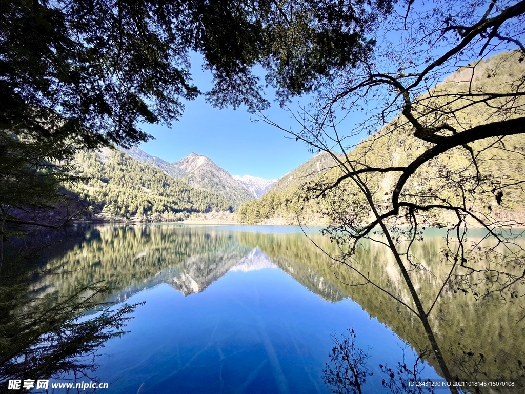 九寨沟自然风景山水