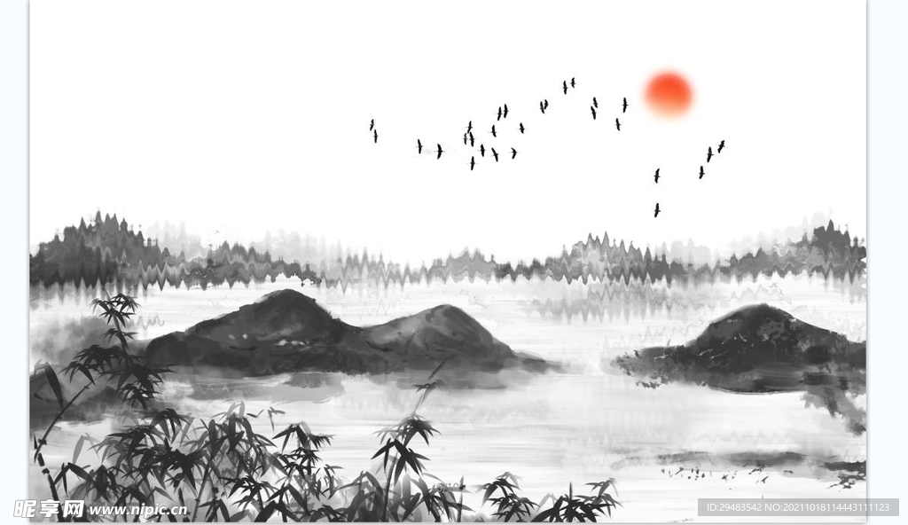 山水画 