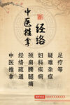 中医经络推拿海报