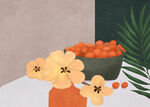 植物手绘插画装饰画