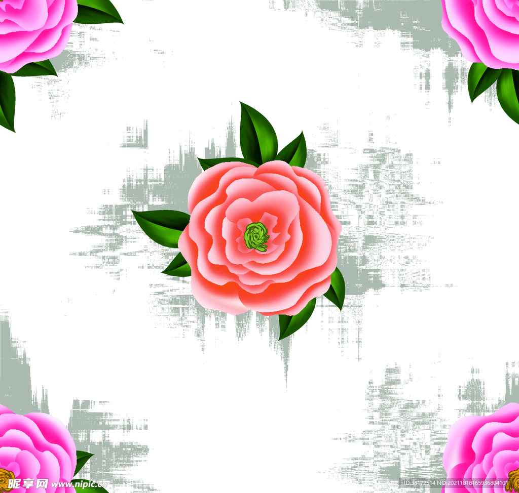 手绘花  