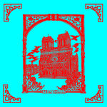 建筑剪纸