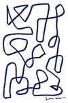 线条手绘插画装饰画