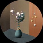 手绘花瓶花卉花朵装饰画