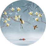 鸟语花香喜上眉梢花鸟装饰画