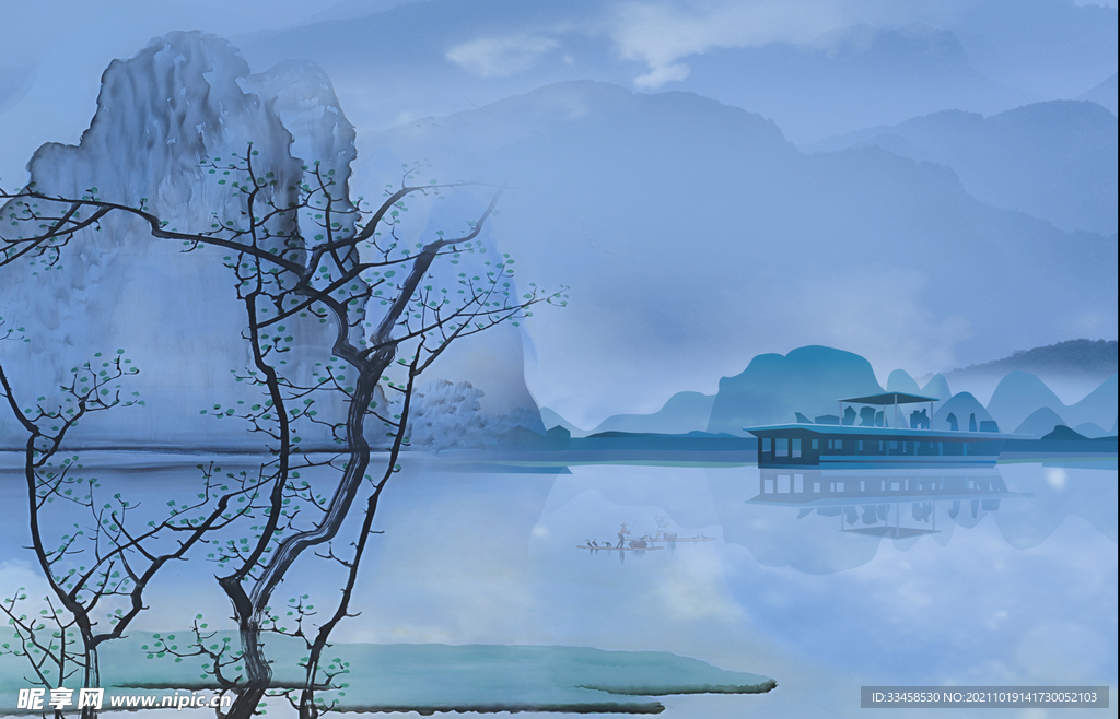 山水画