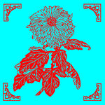 菊花剪纸