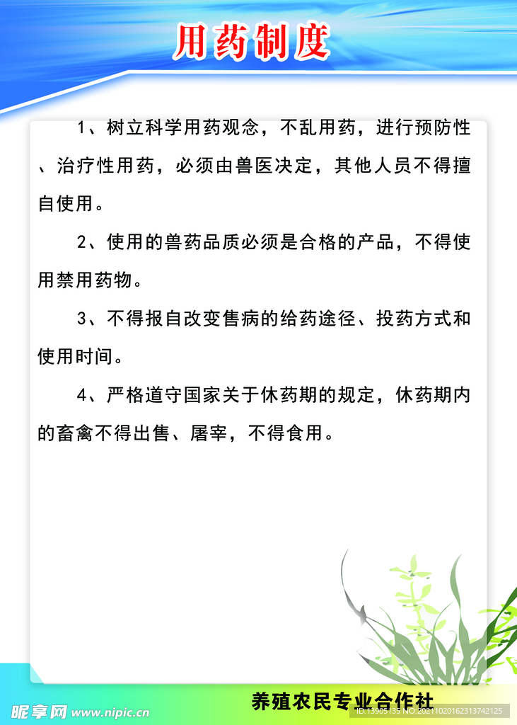 用药制度