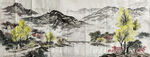 山水墨画