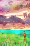 治愈系小清新创意星空海报设计图