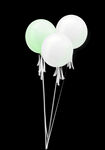 白绿气球