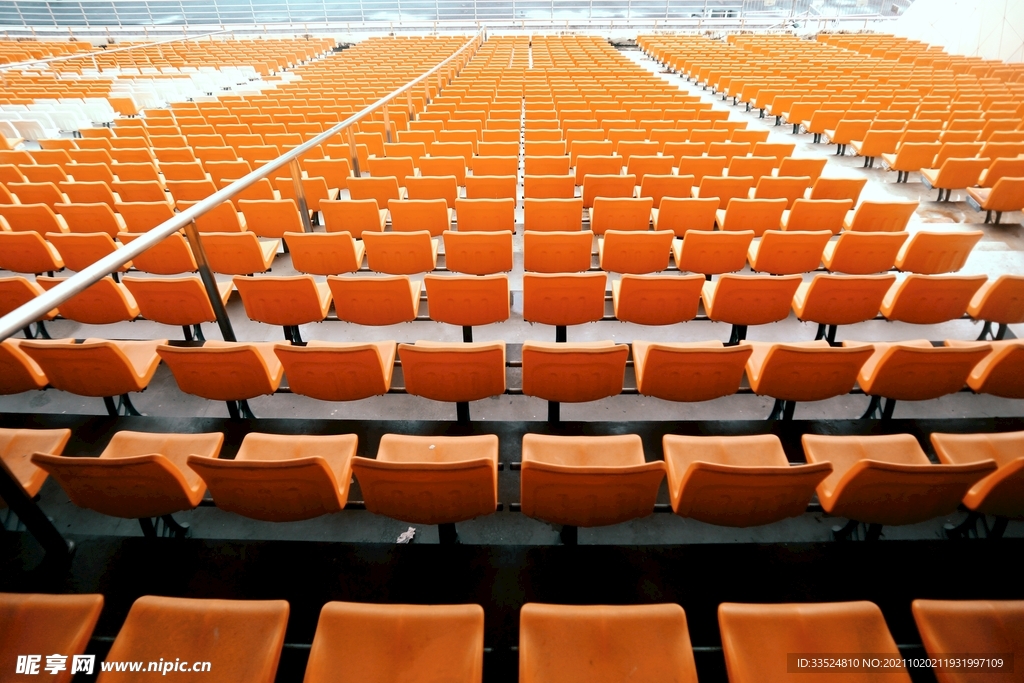 橙色观众席