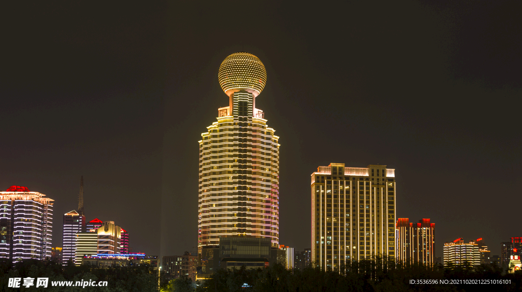 城市繁华夜景 