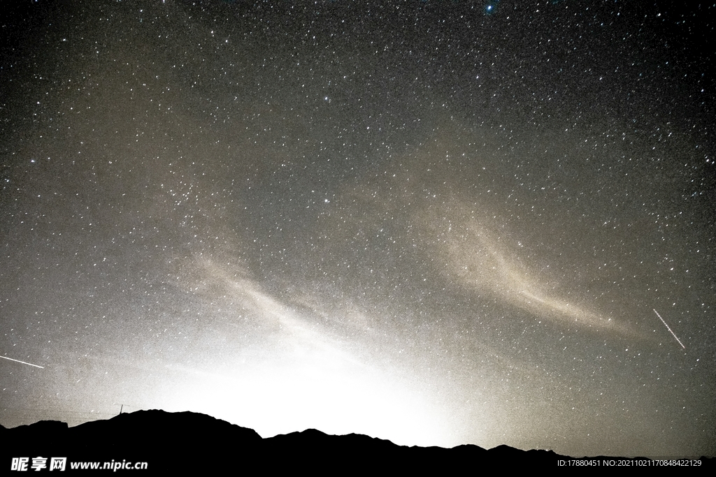 星空 夜晚 晚上 星迹 宇宙星