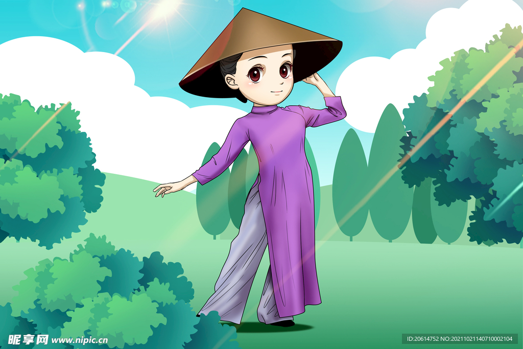 美丽的女孩
