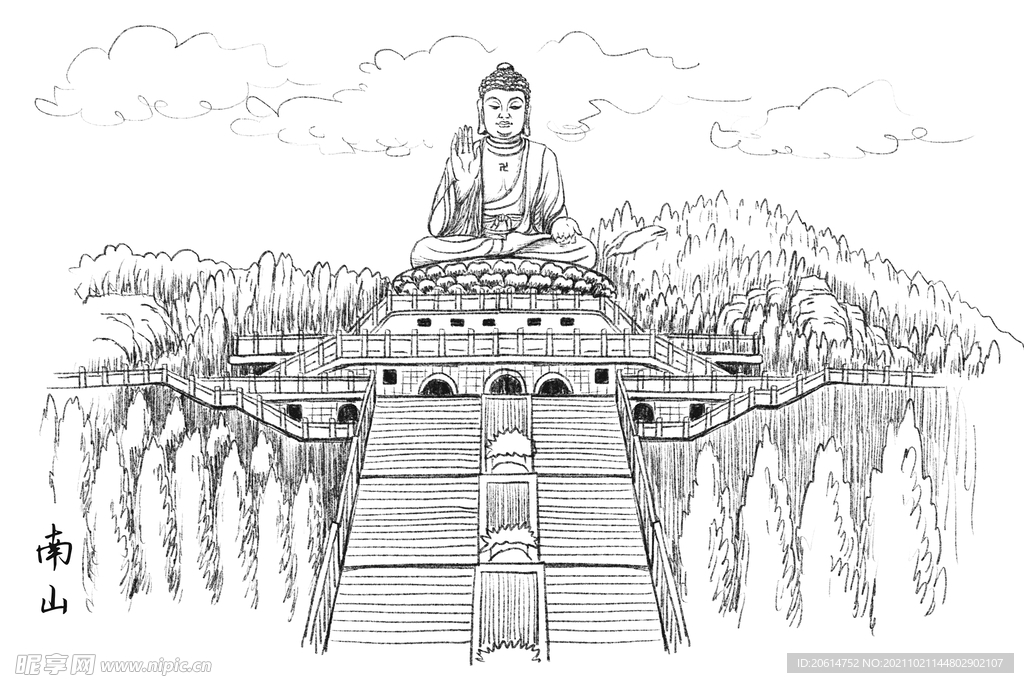 南山如来尊像
