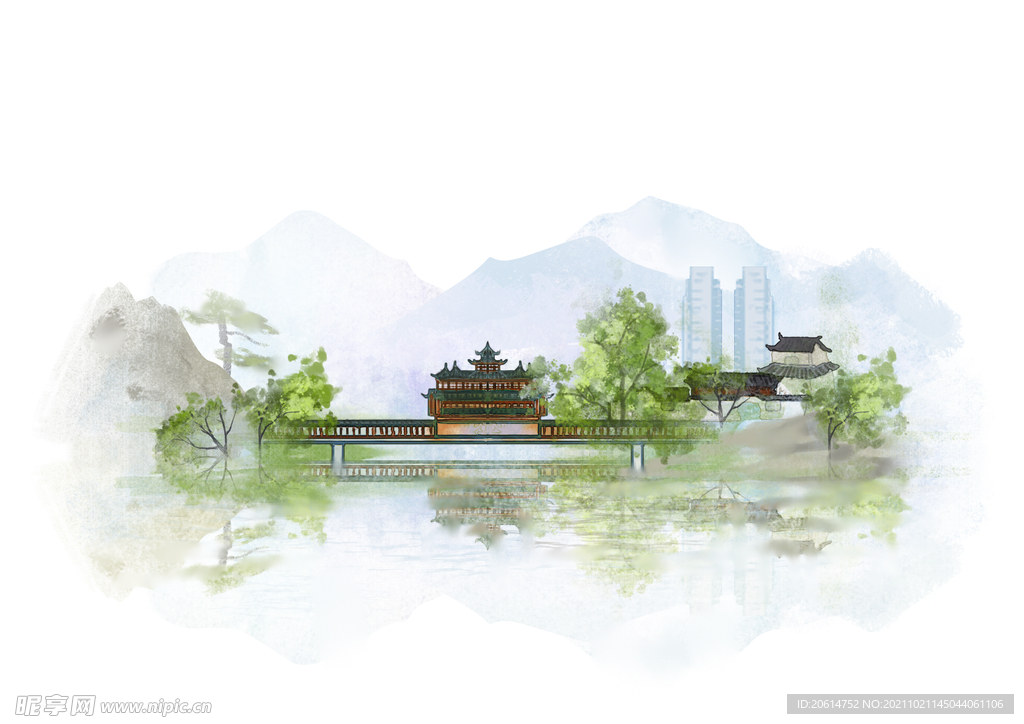 美丽的公园风景