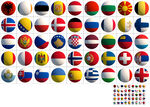欧洲各国国旗球
