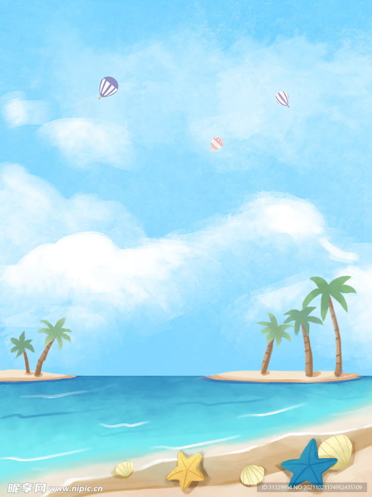 夏季海滩