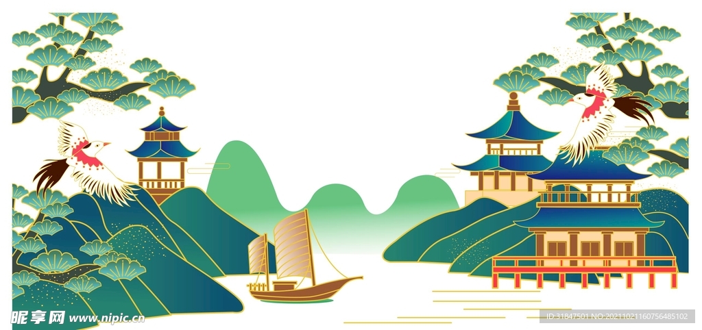 春天矢量背景