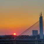 夕阳西下