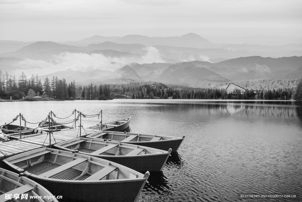 水墨山水画