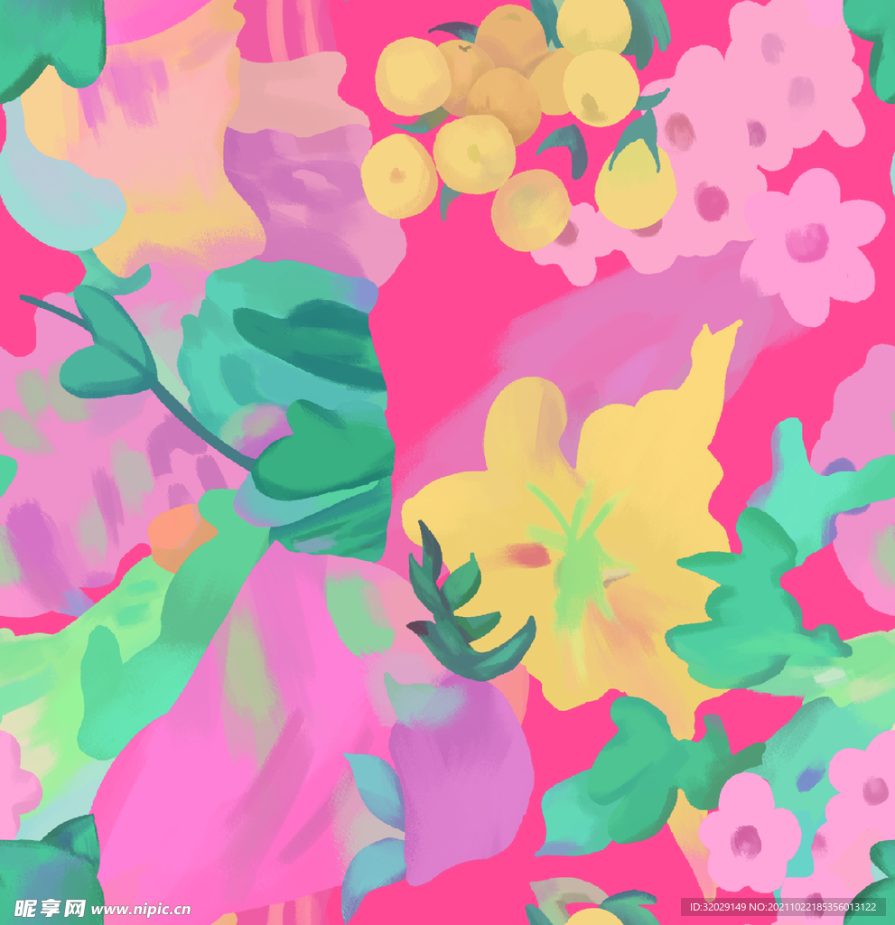 手绘花