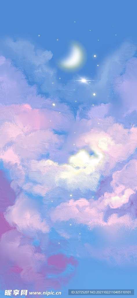 油画 手机壁纸 夜晚