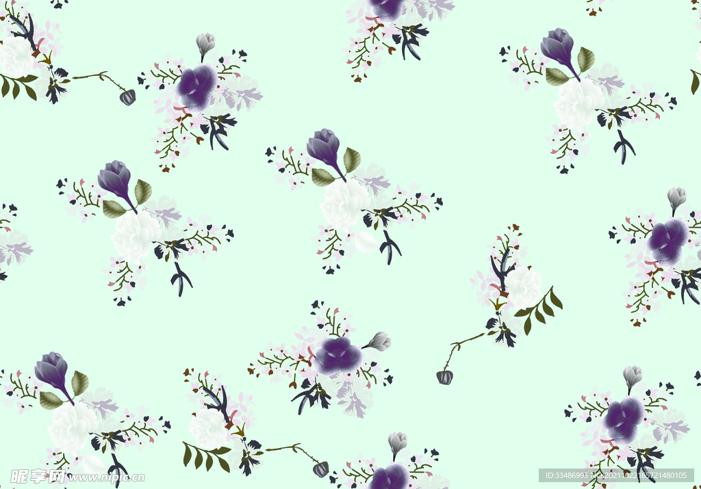 手绘花