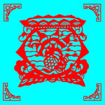鱼缸剪纸